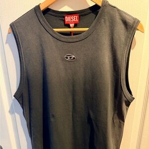 Diesel Charcoal Sleeveless Tee